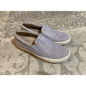 Naturalizer Marianne Sz 5 Blue Slip On Sneakers Blue Leather